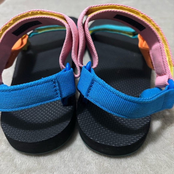 Teva Original Universal 90’s Multi Sandal. Colorful Strappy Sandals Size 10 - Picture 3 of 5